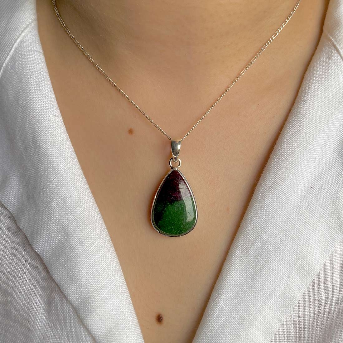 Ruby Zoisite Pendant-(RZS-P-24.)